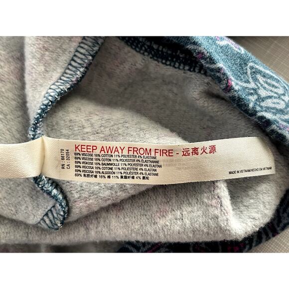 Daily Practice Sz S Puff Sleeve Sweatshirt Green Crewneck Boho Boxy Casual Comfy - Picture 14 of 14